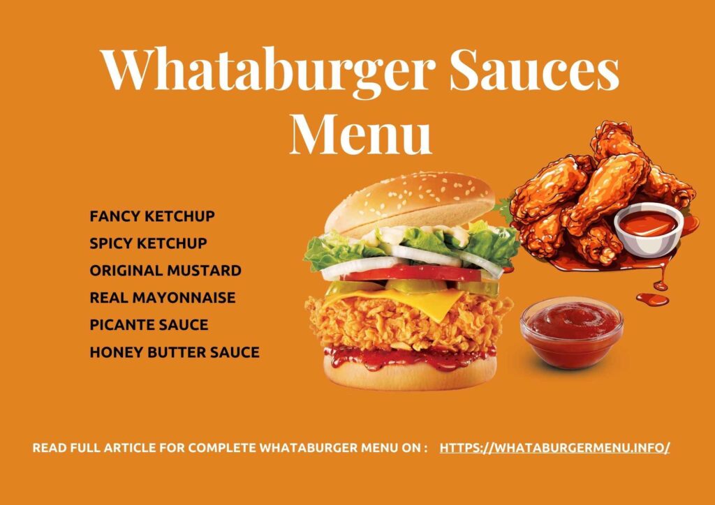 Whataburger Sauces